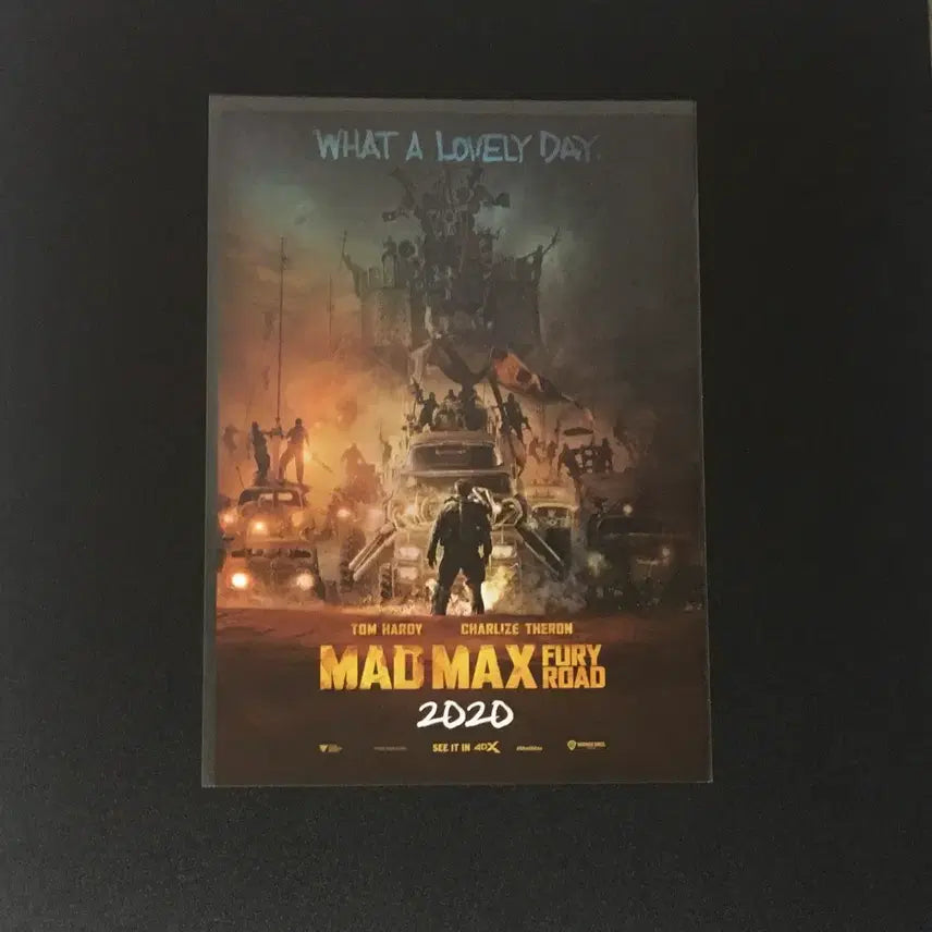[BUNJANG] Mad Max 4DX Poster / CGV 매드맥스 4dx 포스터