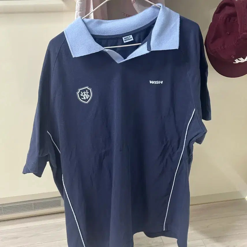 [BUNJANG] NCT WISH School of WISH T-Shirt Navy / 엔시티 위시 스쿨오브위시 티셔츠