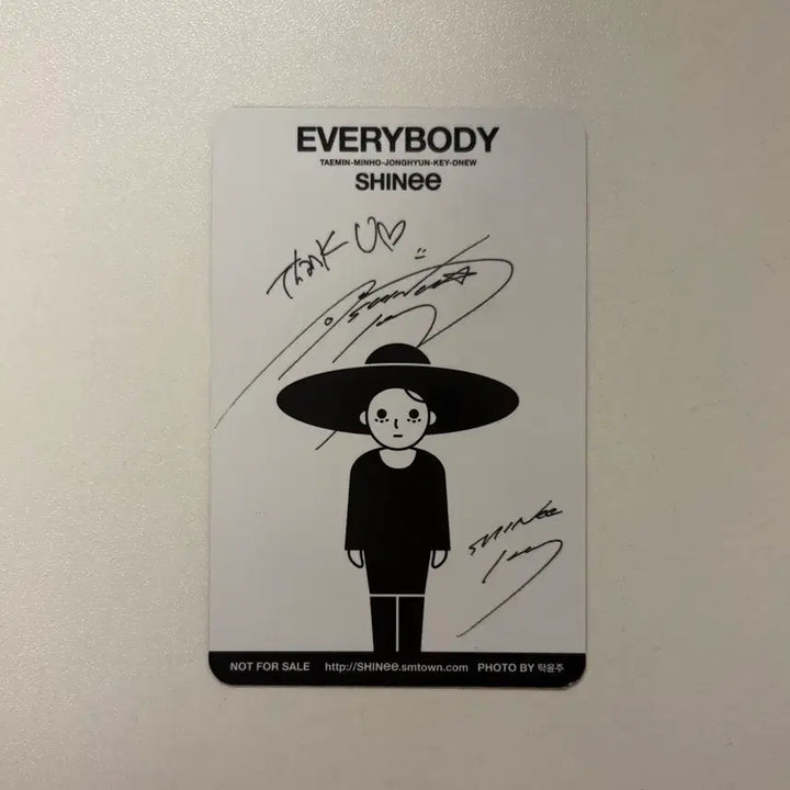 [BUNJANG] SHINee Everybody Key Photocard / 샤이니 에브리바디 키 포카