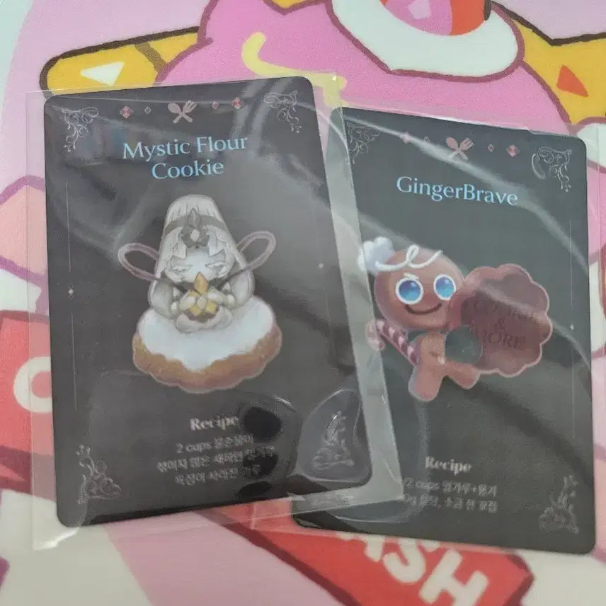 [BUNJANG] Cookie Run "The Recipe" Card Bundle / 쿠키런 미플,용쿠 레시피 카드 일괄