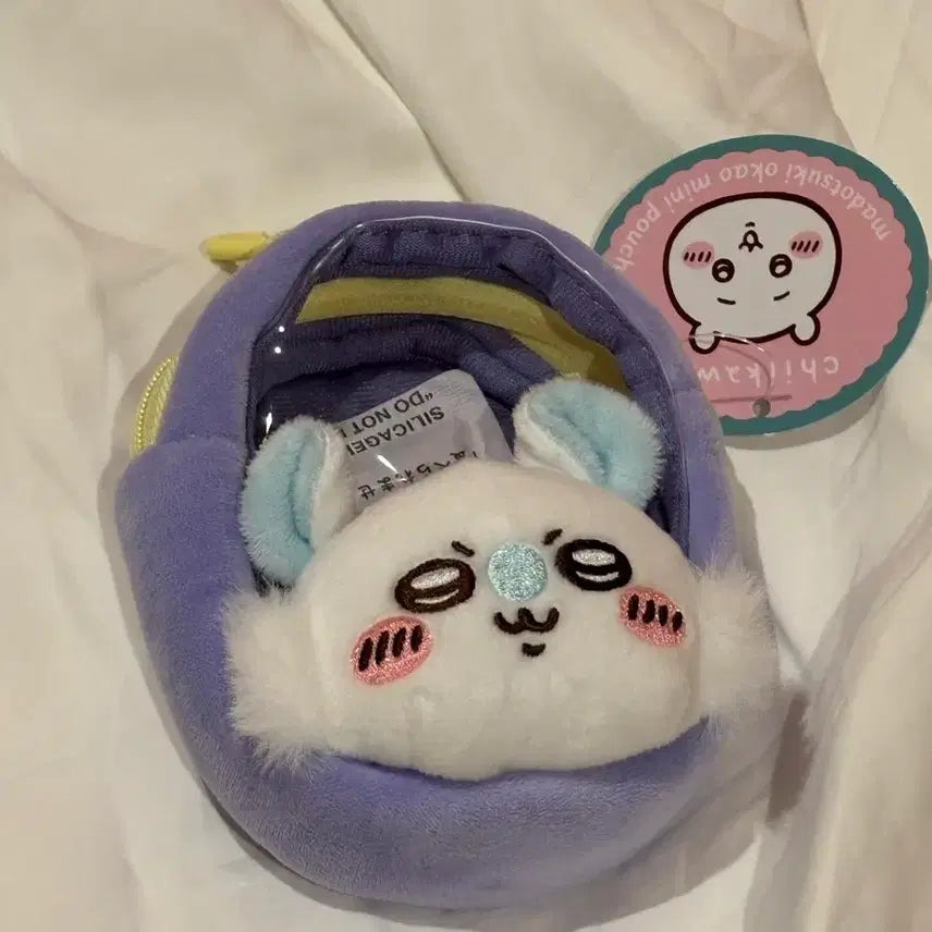 [BUNJANG] Chiikawa Momonga Clear Mini Pouch / 치이카와 모몽가 투명 미니 파우치