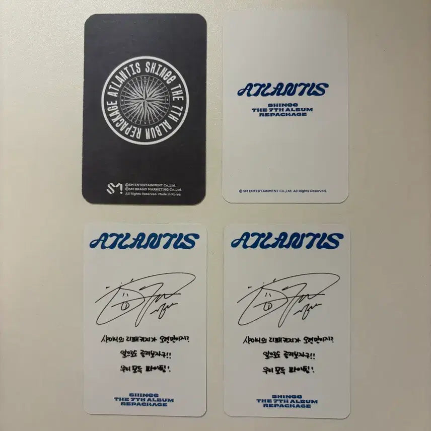 [BUNJANG] SHINee Onew Atlantis Photocard Bundle Set / 샤이니 아틀란티스 온유 포카 일괄