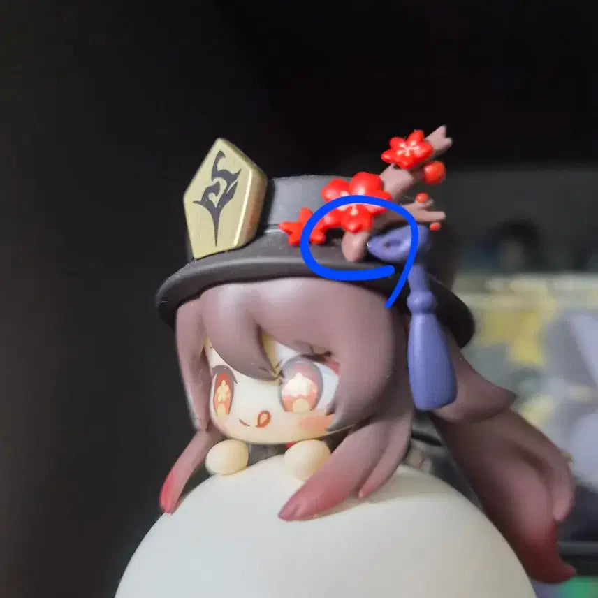 [BUNJANG] Genshin Impact Hu Tao Bobblehead Figure / 원신 호두 흔들흔들 피규어