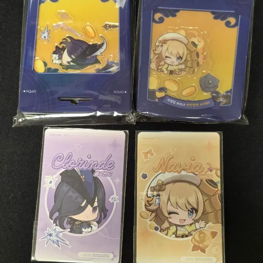 [BUNJANG] Genshin Impact Clorinde &amp; Navia Shaker &amp; Photocard Bundle / 원신 박맛젤 클로린드, 나비아 쉐이커, 포카 일괄