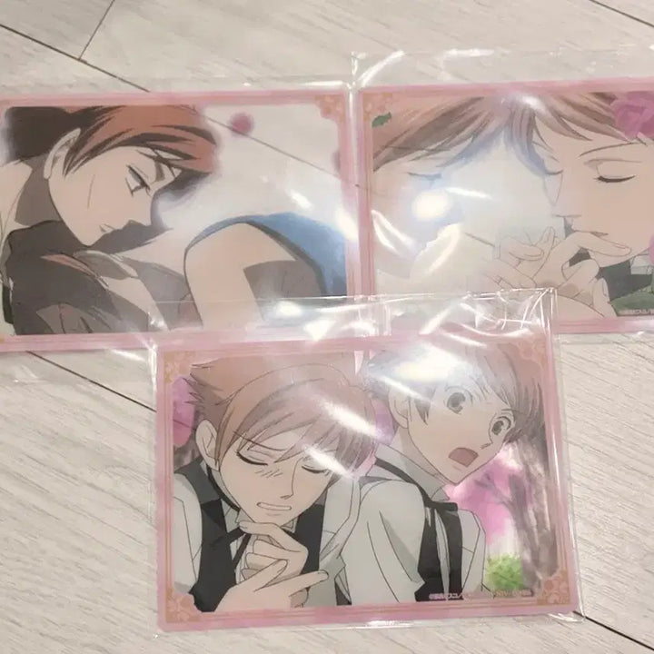 [BUNJANG] Ouran High School Host Club Big Acrylic Clear Card Set / 3종 일괄 오란고교 호스트부 빅 big 아크릴 클리어 카드