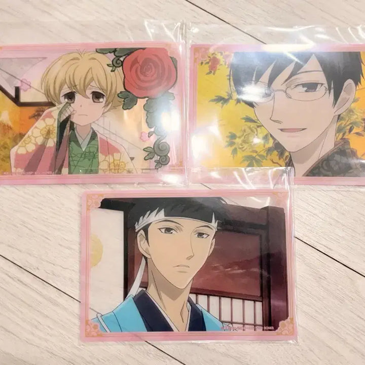 [BUNJANG] Ouran High School Host Club Big Acrylic Clear Cards Set / 3종 일괄 오란고교 호스트부 빅 big 아크릴 클리어 카드