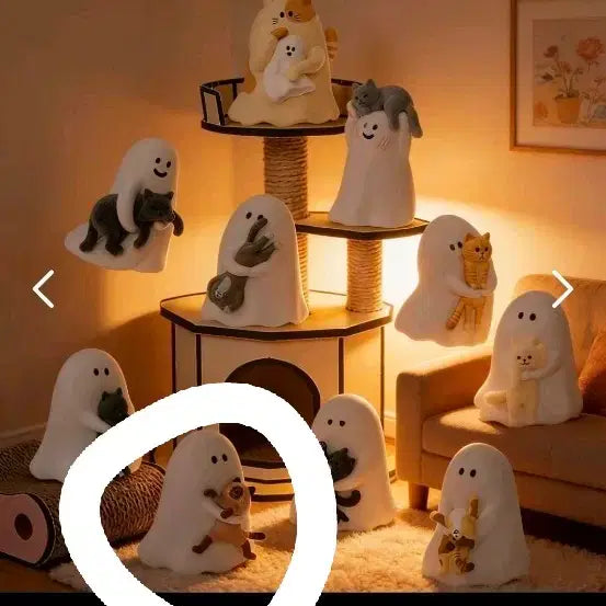 [BUNJANG] Little Ghost Cat Figure (Sealed) / 비닐미개봉 리틀 고스트 유령 고양이 피규어 52toys
