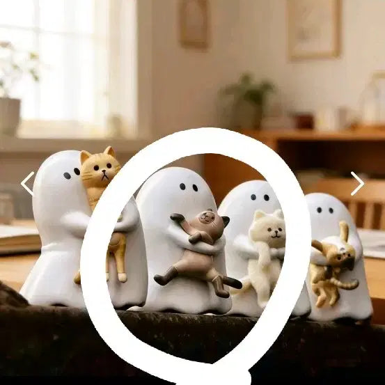 [BUNJANG] Little Ghost Cat Figure (Sealed) / 비닐미개봉 리틀 고스트 유령 고양이 피규어 52toys