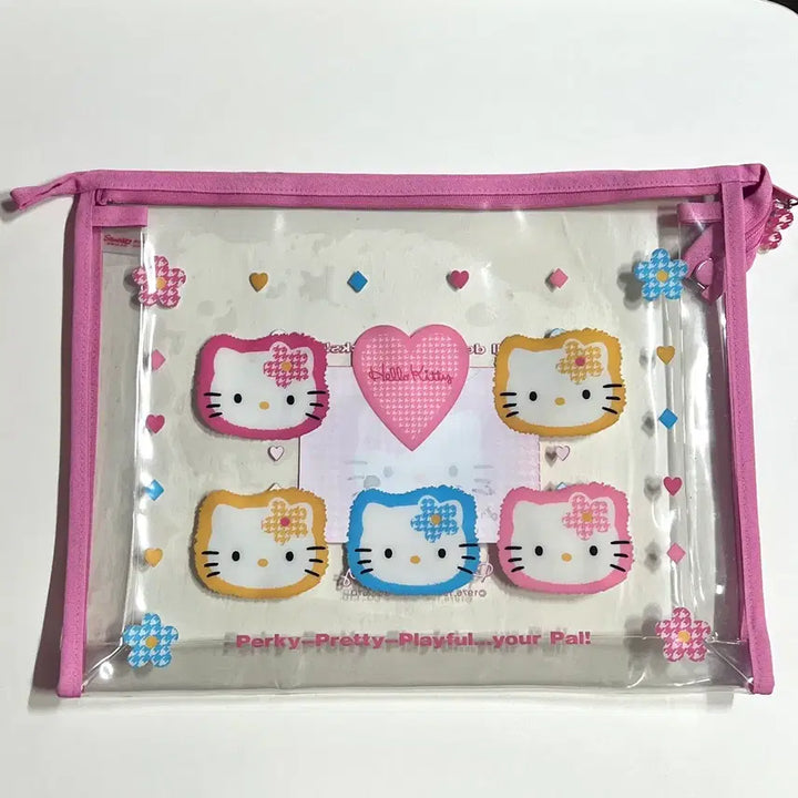 [BUNJANG] Vintage Kitty Kaohana Pouch / 주말할인) 고전 키티 카오하나 파우치
