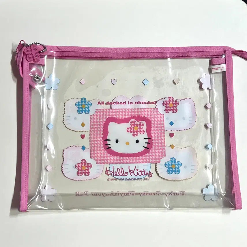 [BUNJANG] Vintage Kitty Kaohana Pouch / 주말할인) 고전 키티 카오하나 파우치