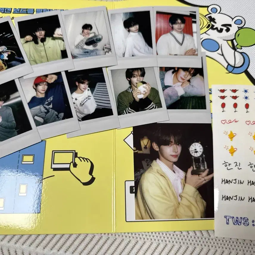 [BUNJANG] TWS Selection Pack Han Jin Photocard Sticker Set / 투어스 셀랙선팩 한진