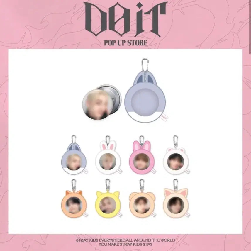 [BUNJANG] Stray Kids SKZOO Fox Ny Fennec Dog Plushie Keyring Badge / 미개봉)straykids 스키주 폭시니 엠디 뱃지 두잇 인형 키링