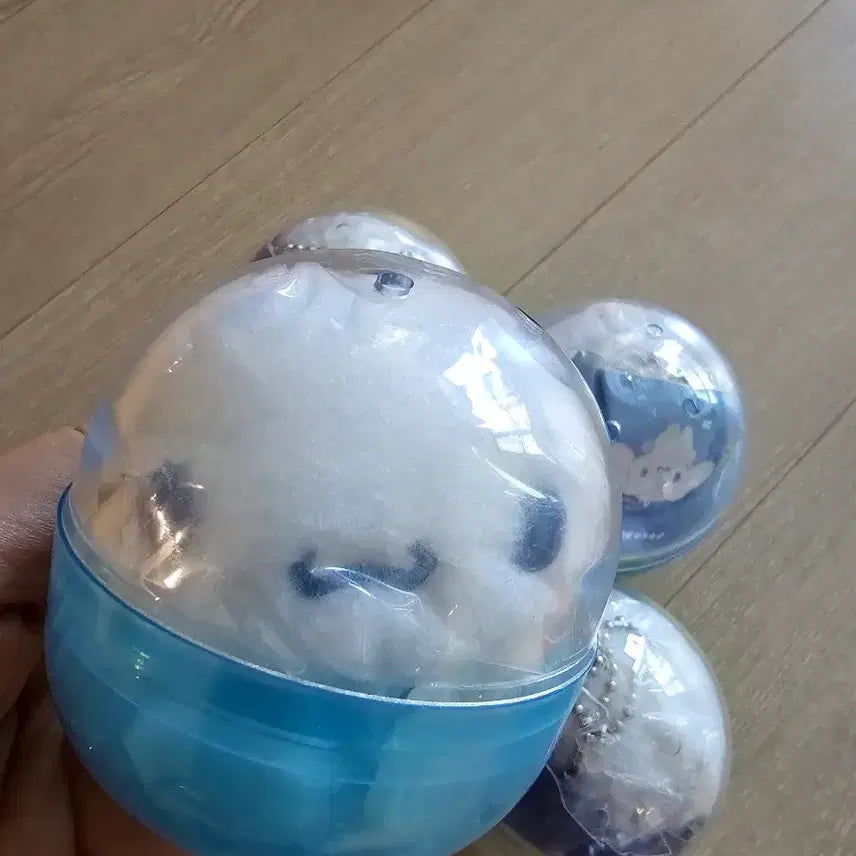 [BUNJANG] Sanrio Cinnamoroll Plush Ball Chain Set (4 Types) / 시나모롤 플러시 볼체인 4종셋