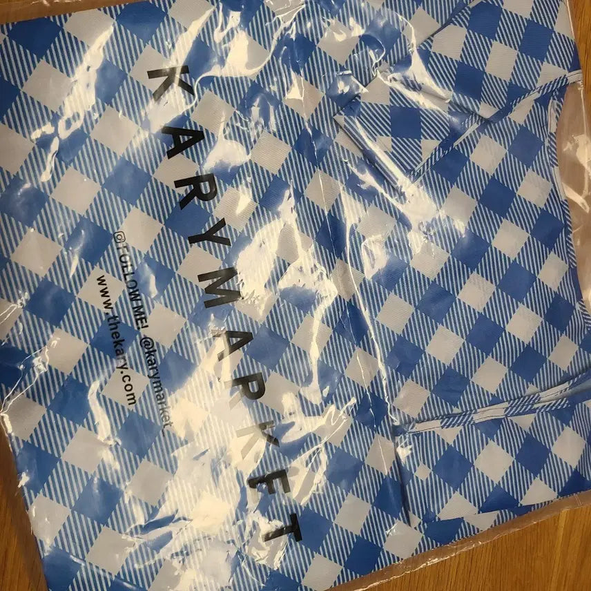 [BUNJANG] Monchhichi Blue Shopping Basket Pouch Bag / 몬치치 장바구니 파우치 백