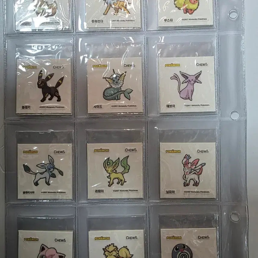 [BUNJANG] Pokemon Chu &amp; Bread Scratch-and-Sniff Stickers - 40 Full Set / 단종)포켓몬 츄앤 띠부씰 40종 전종  고구마츄