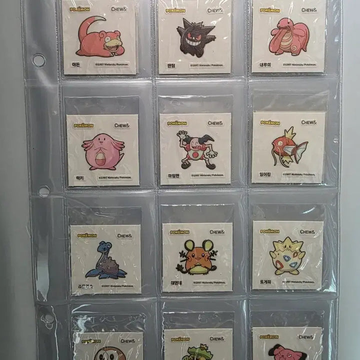 [BUNJANG] Pokemon Chu &amp; Bread Scratch-and-Sniff Stickers - 40 Full Set / 단종)포켓몬 츄앤 띠부씰 40종 전종  고구마츄