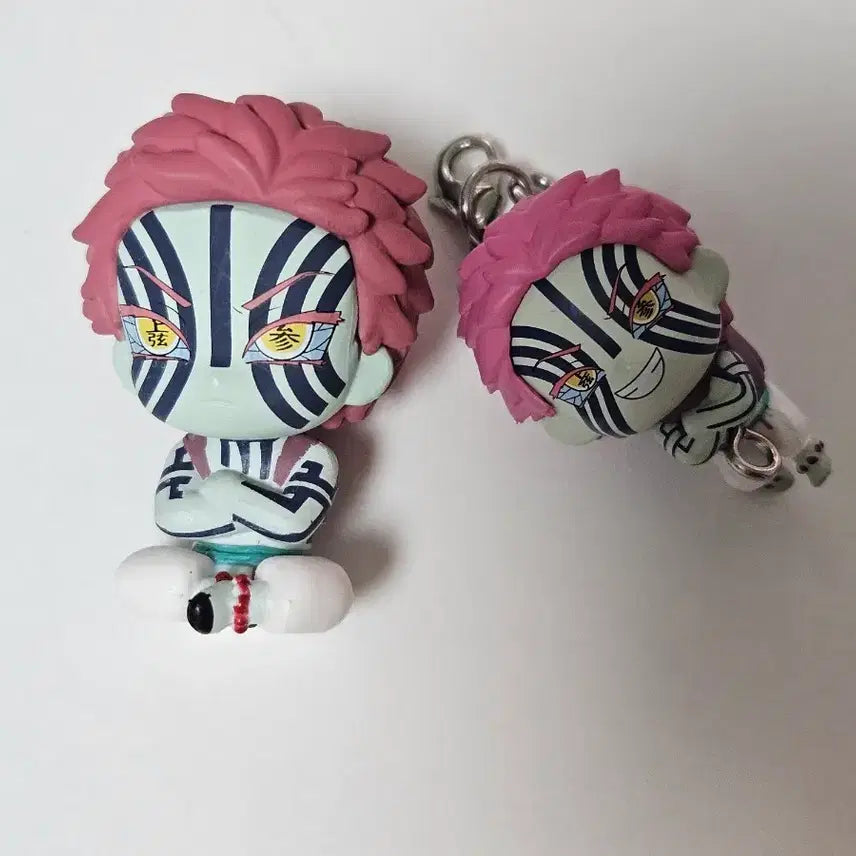 [BUNJANG] Demon Slayer Akaza Mugen Castle Machiboke Gacha Figure Keychain Bundle Set / 일괄)귀멸의 칼날 아카자 무한성 마치보케 대롱 가챠 피규어 키링