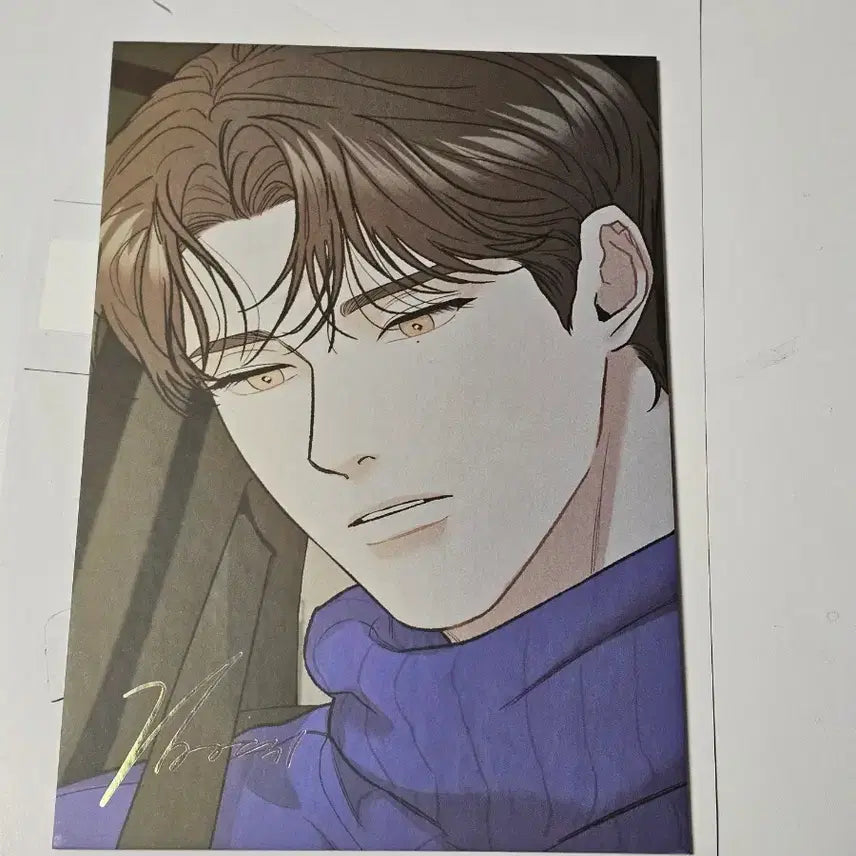 [BUNJANG] Limited Run Mophun Collab Cafe A5 Illustration Board Seoyeonho / 리미티드 런 모펀 콜라보 카페 A5 일러스트 색지 서연오