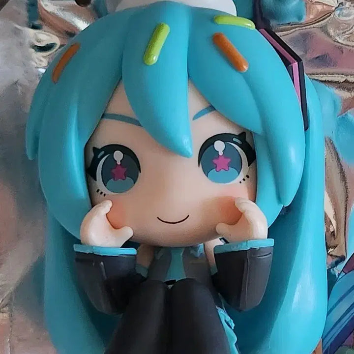 [BUNJANG] Vocaloid Hatsune Miku Ferry Happy Poppin Sparkling Figure / 보컬로이드 하츠네 미쿠  페리하피 팝핀 스파클링 피규어