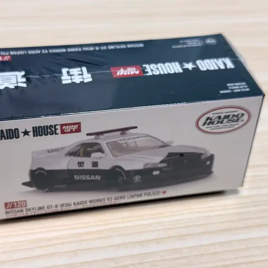 [BUNJANG] Kaido House R34 GT-R Police Car 1/120 Scale / 카이도 하우스 R34 GT-R 경찰차