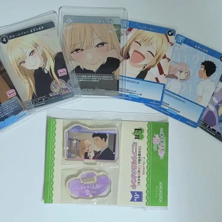 [BUNJANG] My Dress-Up Darling Marin Kitagawa Wakana Gojo Build Divide Card, E Prize Acrylic Bundle Set / 그 비스크돌은 사랑을 한다 키타가와 마린 고죠 와카나 빌디바이드 카드, E상 아크릴 일괄