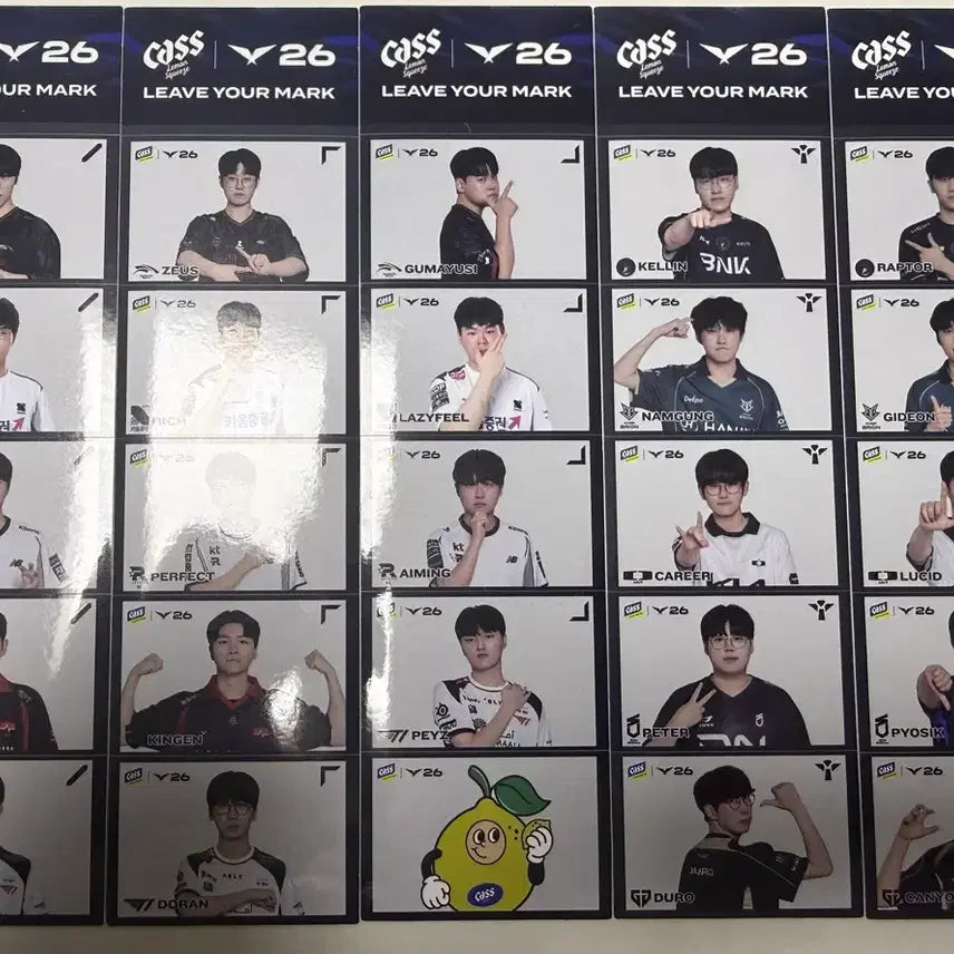 [BUNJANG] LCK Player Photocard / 카스 LCK 선수 포토 카드