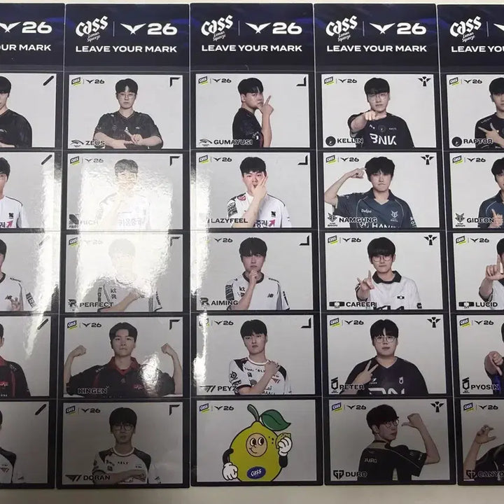[BUNJANG] LCK Player Photocard / 카스 LCK 선수 포토 카드