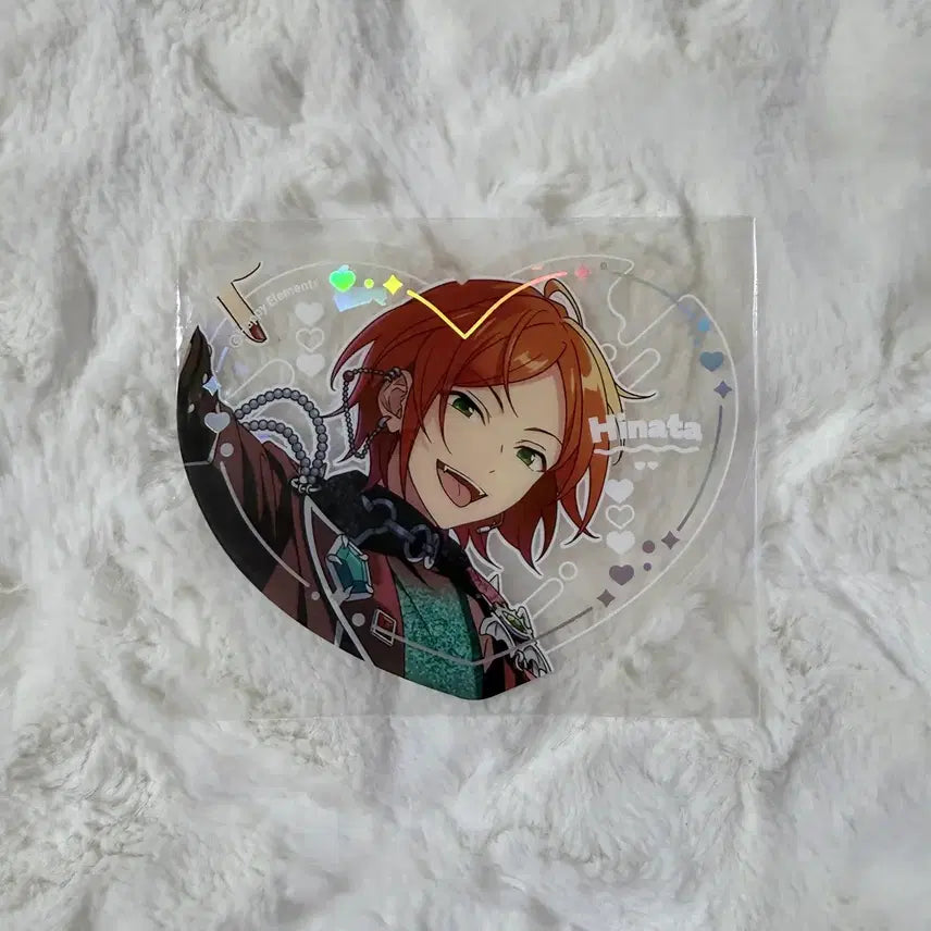 [BUNJANG] Ensemble Stars! Piccaria Collection Premium Vol. 6 Hinata Aoi Twinkle Heart Clear Card Ringefon / 앙스타 피쿠리아 컬렉션 프리미엄 vol.6 아오이 히나타 트윙크 하트 클리어카드 링이폰 클카
