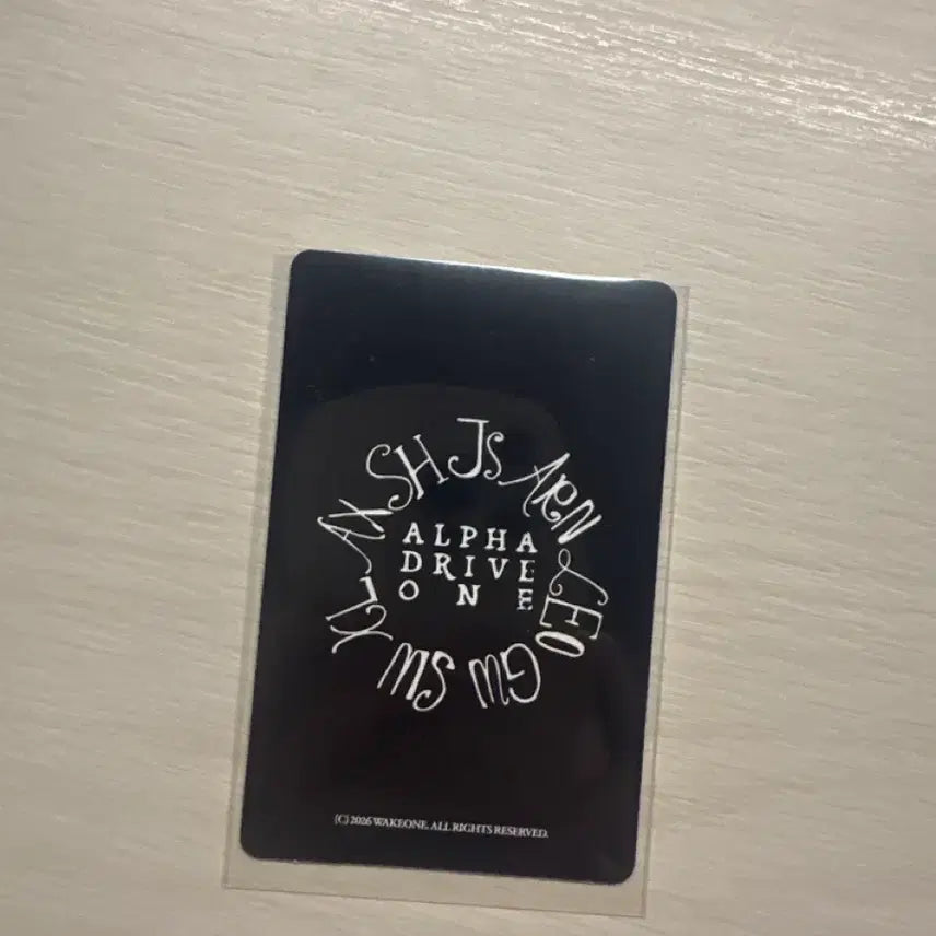 [BUNJANG] Alpha Drive 1 (ARD1) Heo Shin Long Mnet Plus Much Photocard / 알파드라이브원 알디원 허씬롱 엠넷플러스머치 7만원 특전