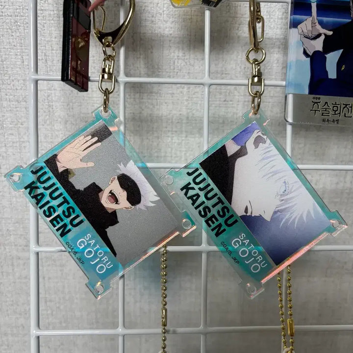 [BUNJANG] Jujutsu Kaisen Gojo Random Acrylic Keyring Set / [일괄] 주술회전 고죠 랜덤 아크릴 키링 4종