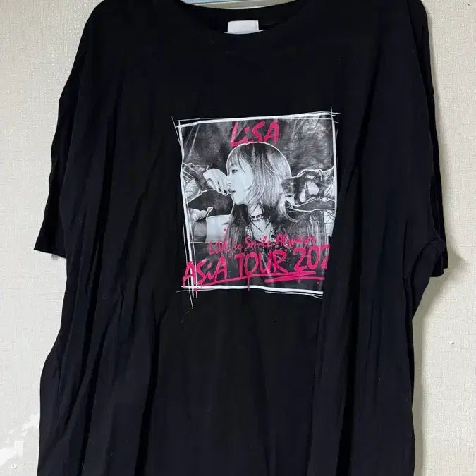 [BUNJANG] LiSA ASIA TOUR 2024 Short Sleeve T-Shirt XL / LiSA ASIA TOUR 2024 반팔 티셔츠 XL