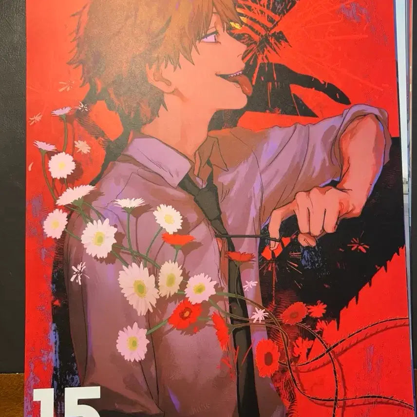 [BUNJANG] Chainsaw Man: The Recent Chapter Dengei Illustration A3 Poster / 체인소맨 레제편 덴지 일러스트 A3 포스터 (비공굿)