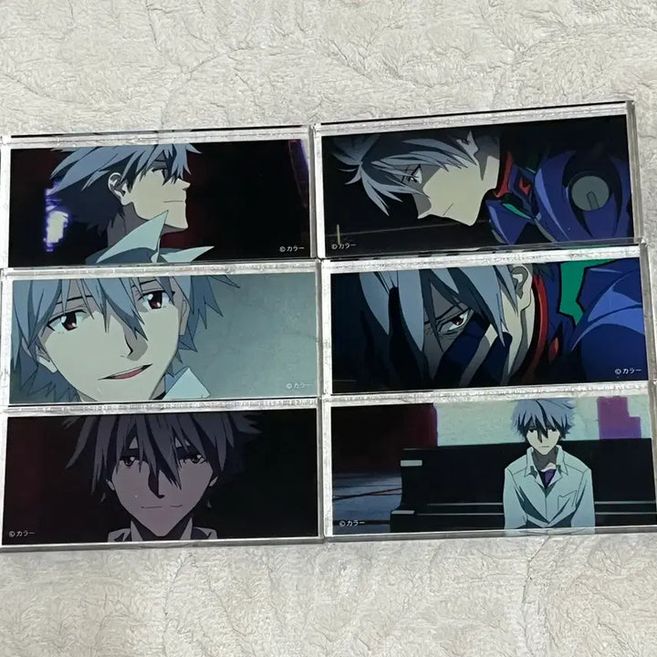 [BUNJANG] Evangelion Kaworu Acrylic Stand Set / 에반게리온 카오루 아크릴 스탠드  EVA 아크릴 블럭 일괄