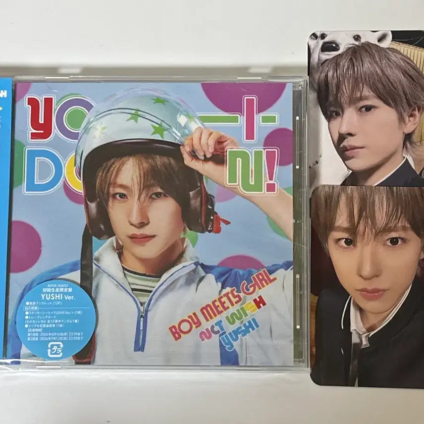 [BUNJANG] NCT WISH YUSHI Yoidon Mumo Shop POB + First Press Limited Photocard / 엔시티위시 유우시 요이돈 무모샵 특전 + 초회한정 포카