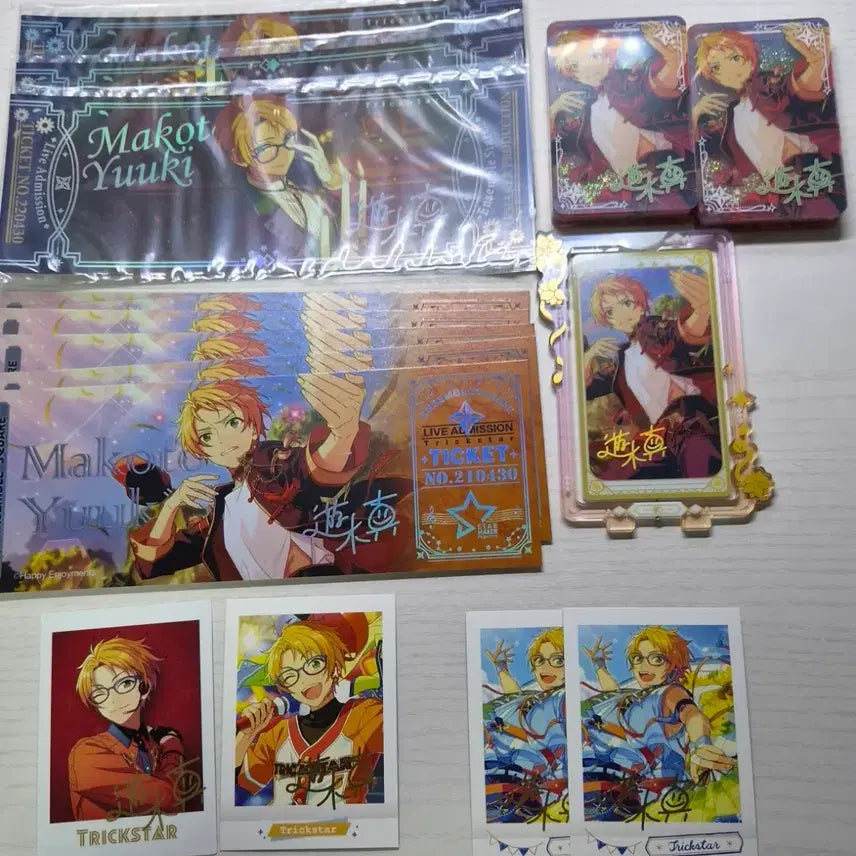 [BUNJANG] Ensemble Stars Yuki Makoto Goods Set - PASHKA Live Ticket / 앙상블 스타즈 앙스타 마코토 유우키 굿즈 세트  파샤 라이브티켓