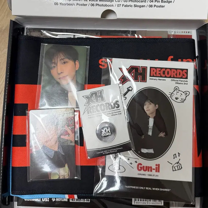 [BUNJANG] X.O.X.O Villains 2nd Fanclub Official Kit / 엑디즈 빌런즈 2기 팬클럽 공식 키트