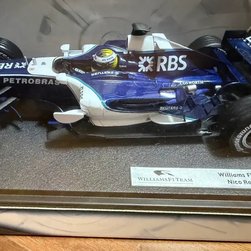 [BUNJANG] Hot Wheels F1 1/18 Scale Limited Edition Williams FW28 Nico Rosberg Diecast Car / 핫 휠 F1 1/18 빅스케일 한정판 자동차 다이캐스트