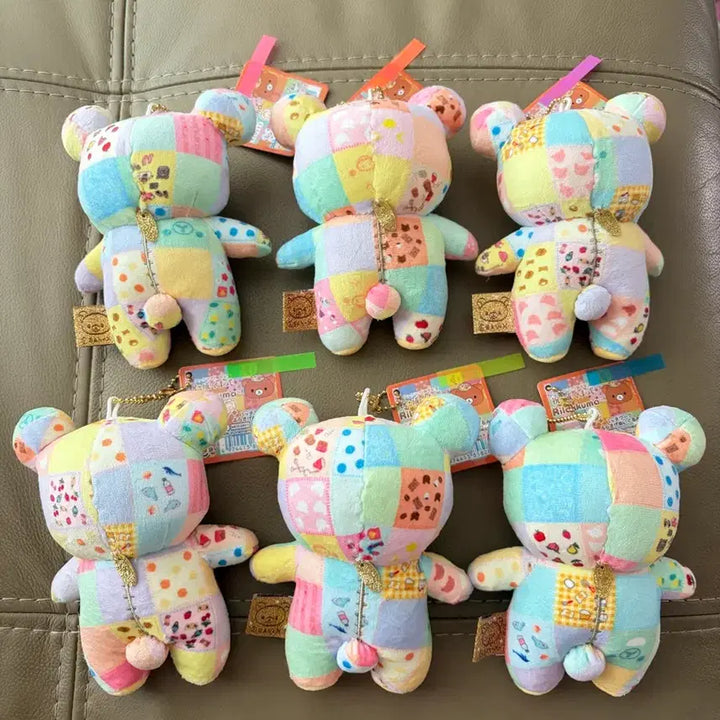 [BUNJANG] Rilakkuma 20th Anniversary Patchwork Plush Doll / (정품 새상품) 리락쿠마 20주년 패치워크 인형