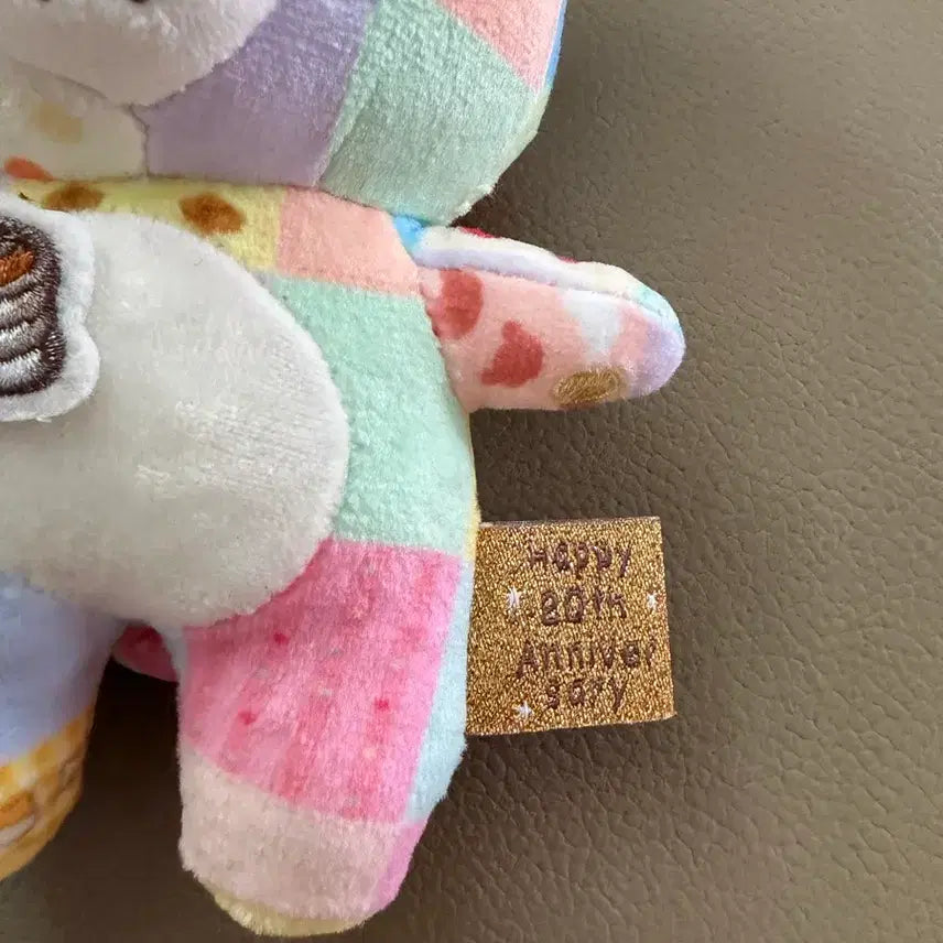 [BUNJANG] Rilakkuma 20th Anniversary Patchwork Doll / (정품 새상품) 리락쿠마 20주년 패치워크 인형