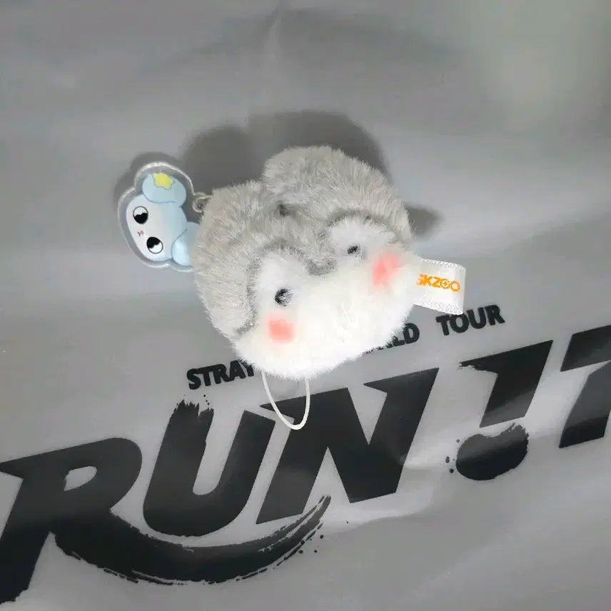[BUNJANG] Stray Kids Run It Concert Pompom Keyring / 스트레이키즈 스키즈 스키주 런잇 콘서트 입장 기프트 폼폼키링