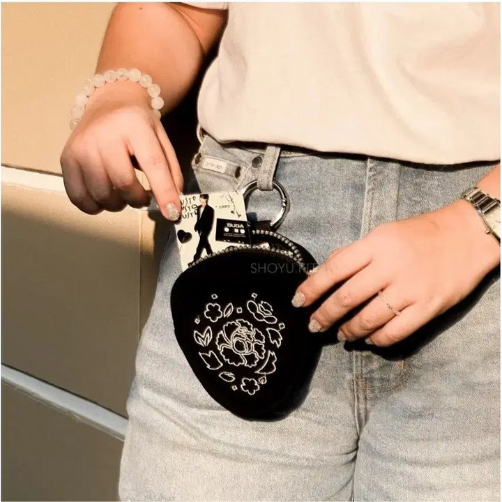 [BUNJANG] Agust D Suga Guitar Pick Pouch Keyring / Agust D 슈가 기타피크모양 파우치 키링 판매