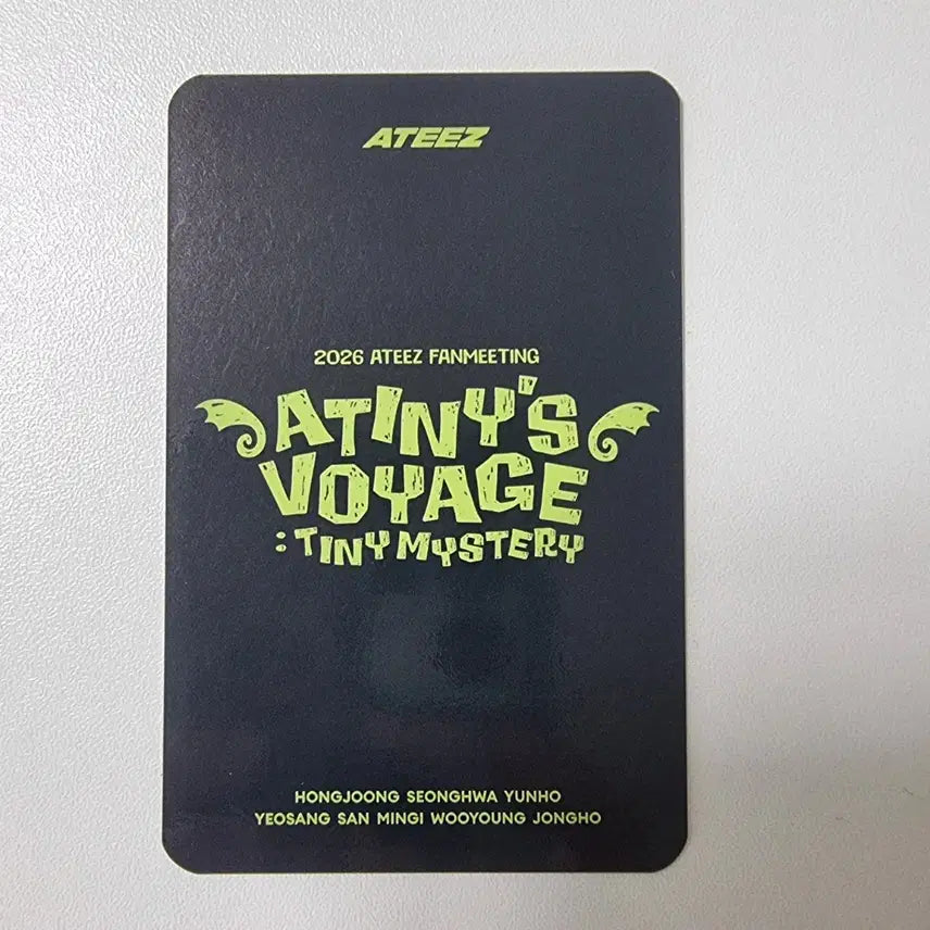 [BUNJANG] ATEEZ Seonghwa Fanmeeting Photocard / 에이티즈 성화포카 팬미팅