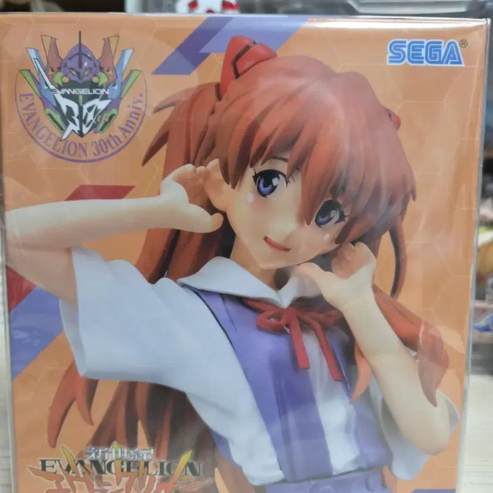 [BUNJANG] Sega Evangelion 30th Anniversary Asuka School Uniform Figure / 세가 에반게리온 30주년 아스카 교복 피규어