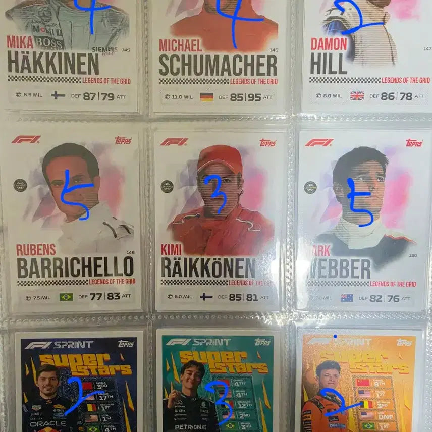 [BUNJANG] 2026 F1 Topps Turbo Attax Cards 