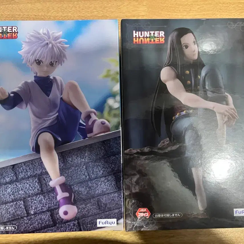 [BUNJANG] Hunter x Hunter Killua &amp; Illumi Noodle Stopper Figures (Sealed Bundle) / [택포 12] 미개봉 헌터헌터 키르아 이르미 누들스토퍼 일괄 판매