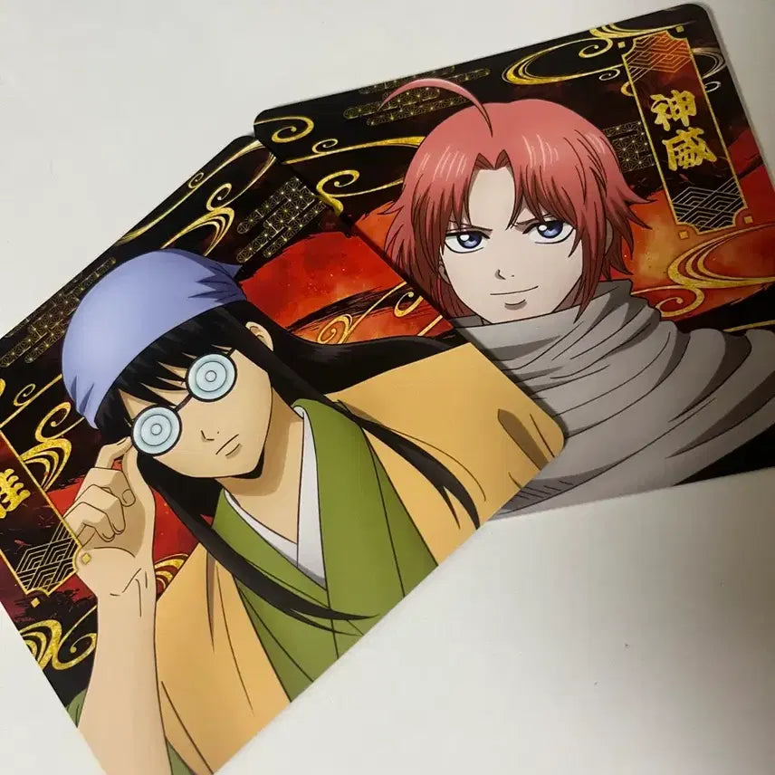 [BUNJANG] Gintama Yoshidawara Popup Coaster Katsura &amp; Kamui Bundle Set / 은혼 요시와라 팝업 코스터 카츠라,카무이 일괄