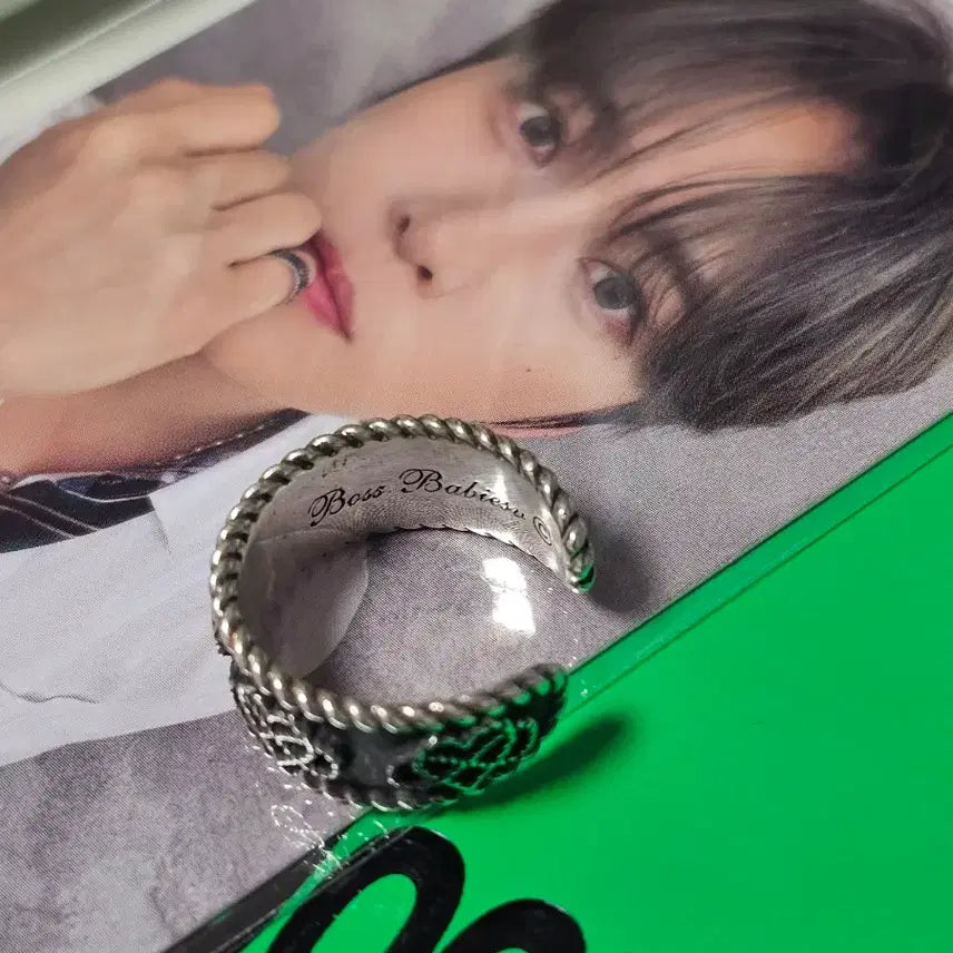 [BUNJANG] Kim Jaejoong J Ring Silver Ring / 김재중 J ring (제이링)
