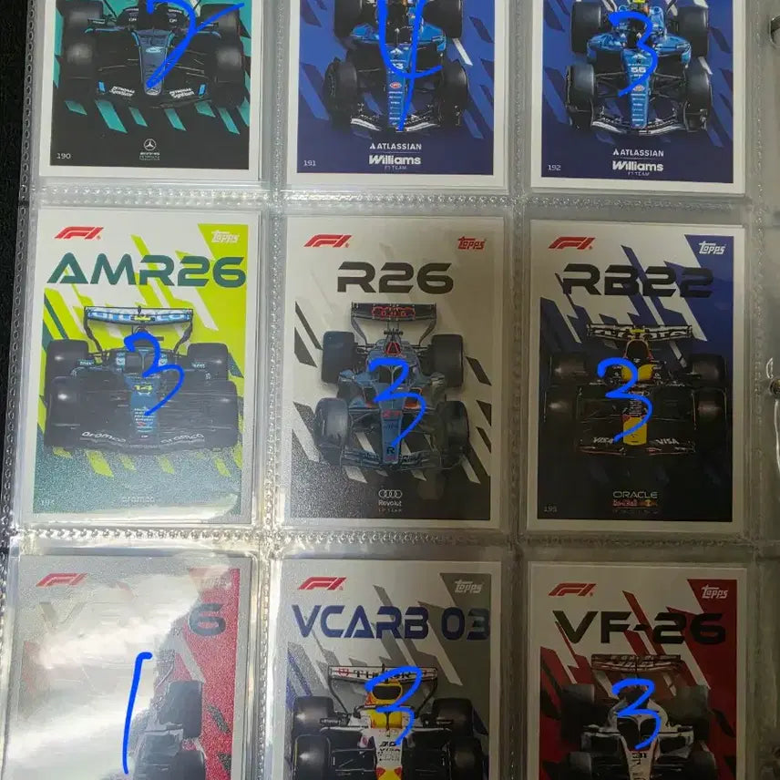 [BUNJANG] 2026 F1 Topps Turbo Attax Cards 