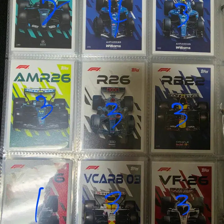 [BUNJANG] 2026 F1 Topps Turbo Attax Cards 