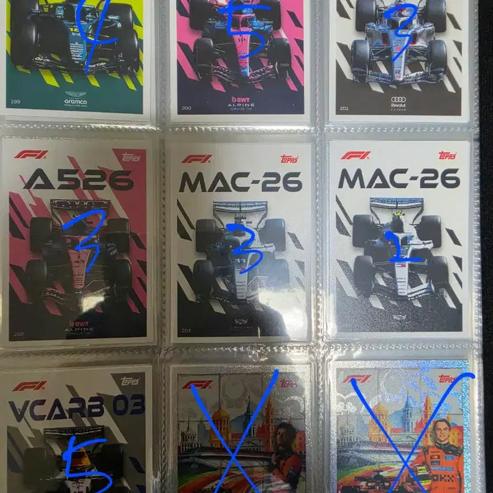 [BUNJANG] 2026 F1 Topps Turbo Attax Cards 
